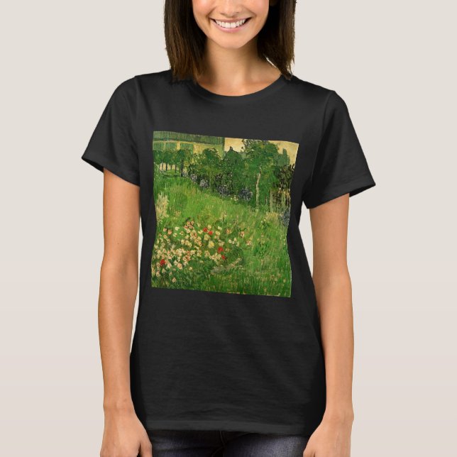 Camiseta El jardín de Daubigny de Vincent van Gogh, Le Jard (Anverso)