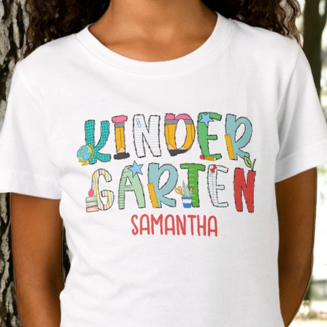 Camiseta El jardín de infancia vuelve a la escuela personal (Subido por el creador)
