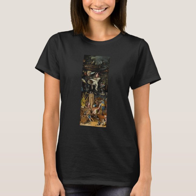 Camiseta El Jardín de las Delicias Terrestres Hieronymus Bo (Anverso)