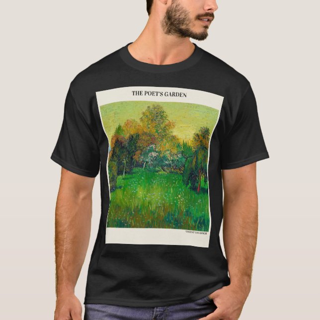 Camiseta El Jardín De Los Poetas De Vincent Van Gogh, Árbol (Anverso)