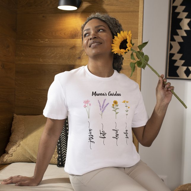 Camiseta El jardín de mamá personaliza a los niños como el  (Subido por el creador)