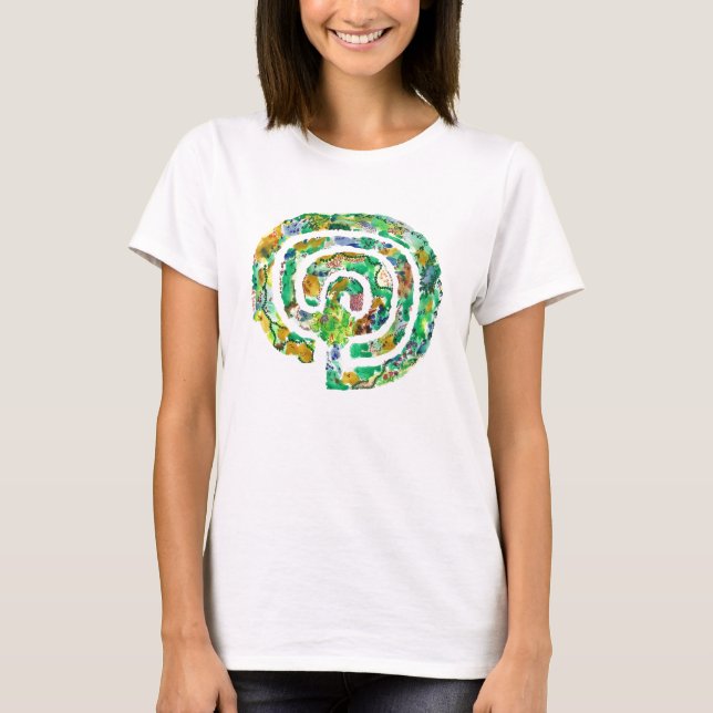 Camiseta El jardín del laberinto - diseño original del (Anverso)