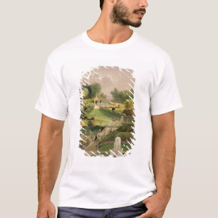 Camiseta El jardín en el lado de la colina, castillo Combe