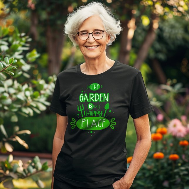 Camiseta El Jardín Es Mi Lugar Feliz (Subido por el creador)