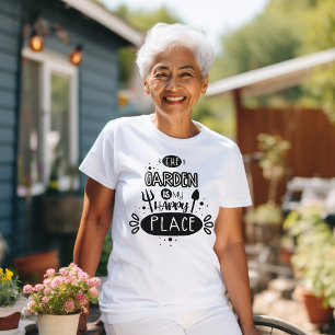 Camiseta El Jardín Es Mi Lugar Feliz
