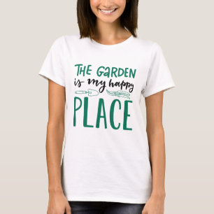 Camiseta El Jardín Es Mi Lugar Feliz