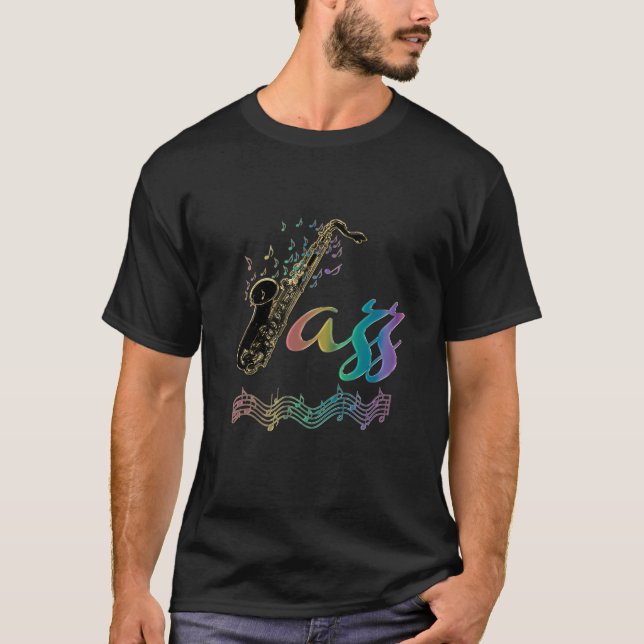 Camiseta El jazz del ~ del amante de la música del jazz (Anverso)