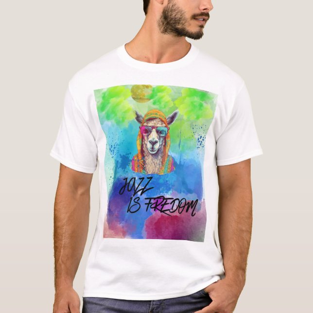 Camiseta El jazz es libertad (Anverso)