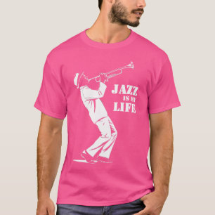 Camiseta El Jazz Es Mi Vida Trumpet Musista Jazz Fan Soul J