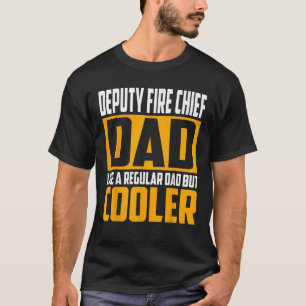 Camiseta El jefe de bomberos de hombres como un papá común 