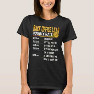 Camiseta El jefe de la oficina de respaldo del presupuesto