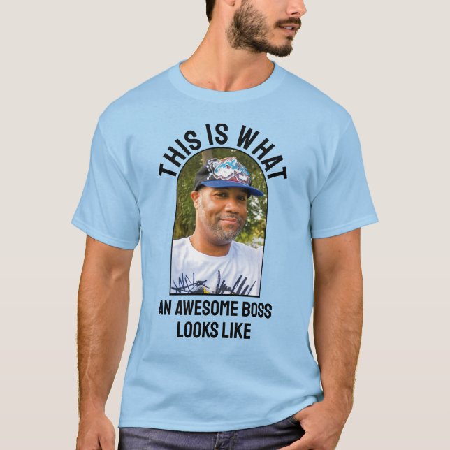 Camiseta EL JEFE IMPRESIONANTE DEL Humor PARECE Apreciación (Anverso)