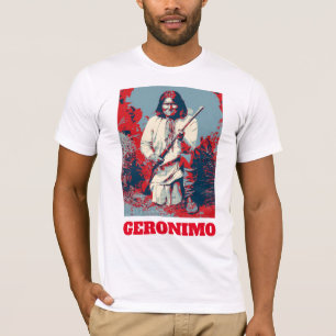 Camiseta El jefe indio Geronimo Pop Art