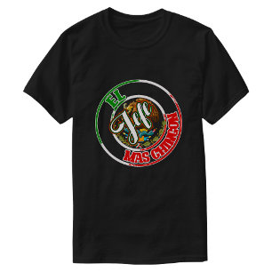 Camiseta El Jefe Mas Chingon Mexicano México Imprimir orgul