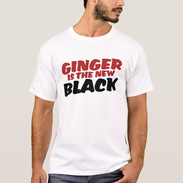 Camiseta El jengibre es el nuevo negro (Anverso)