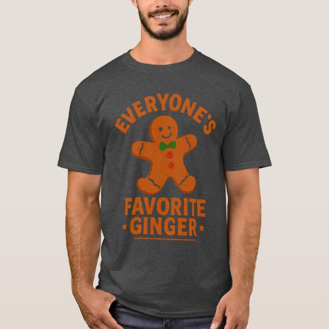 Camiseta El jengibre favorito de todos (Anverso)
