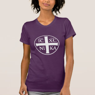 Camiseta El Jesucristo de Christogram ICXC NIKA conquista