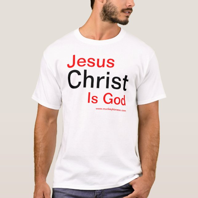 Camiseta El Jesucristo es dios (Anverso)
