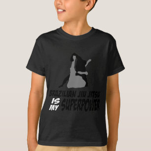 Camiseta El jitsu brasileño del jiu es mi superpotencia