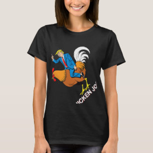 Camiseta El jockey sobre pollo Trump Meme divertido humor s