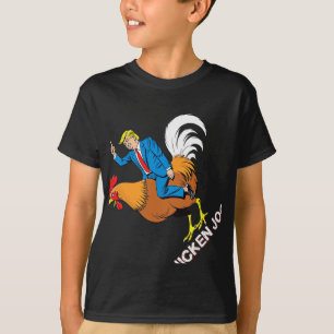 Camiseta El jockey sobre pollo Trump Meme divertido humor s