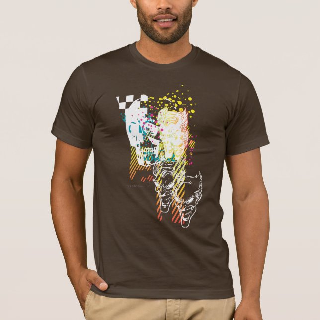 Camiseta El Joker Neon Montage (Anverso)