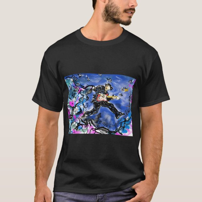 Camiseta El joven y el mar profundo (Anverso)