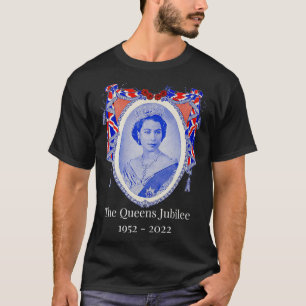 Camiseta El Jubileo de la Reina 1952 2022 Vintage Elizabeth