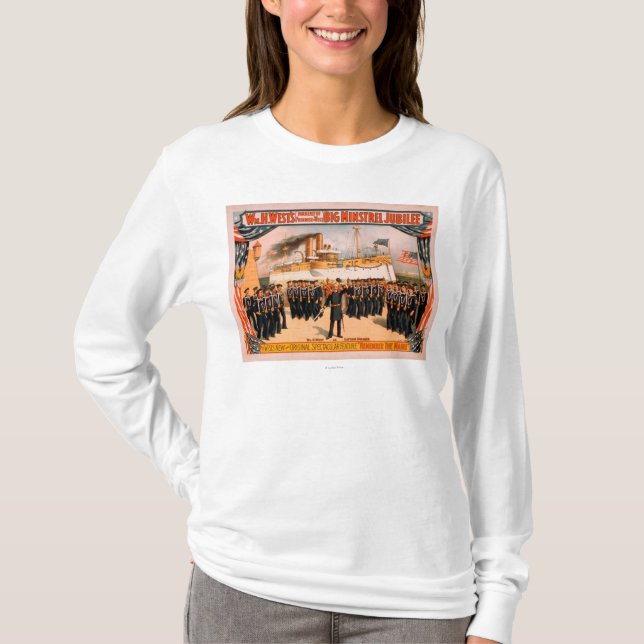 Camiseta El jubileo grande del trovador recuerda el poster (Anverso)