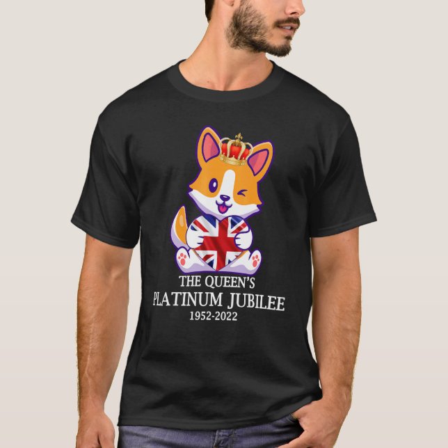 Camiseta El Jubileo Platinum de la Reina 2022 Union Jack Ki (Anverso)