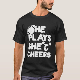 Camiseta Él Juega Que Aplaude A Su Hijo De Fútbol, La Hered