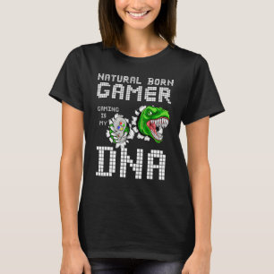 Camiseta El juego de azar natural es mi juego de dinosaurio