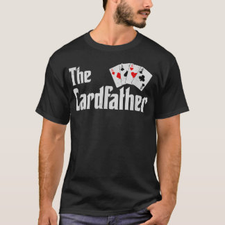 Camiseta El juego de cartas de póquer del padre de la tarje