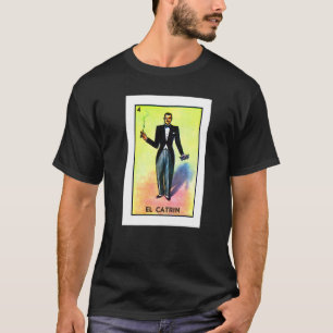 Camiseta El Juego de Cartas Mexicano El Catrín  Cultura Mex