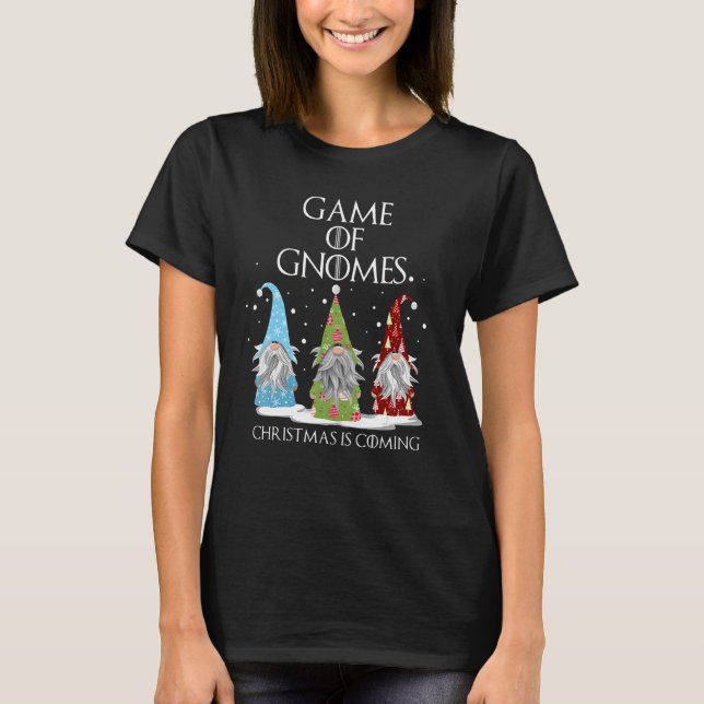 Camiseta El Juego De Los Navidades Gnomes Llega Con Tres Gn (Anverso)