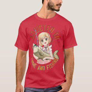 Camiseta El juego de pescar con suerte para los pescadores 
