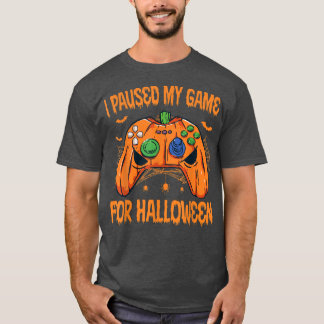 Camiseta El juego de video me pasó mi juego calabaza Hallow