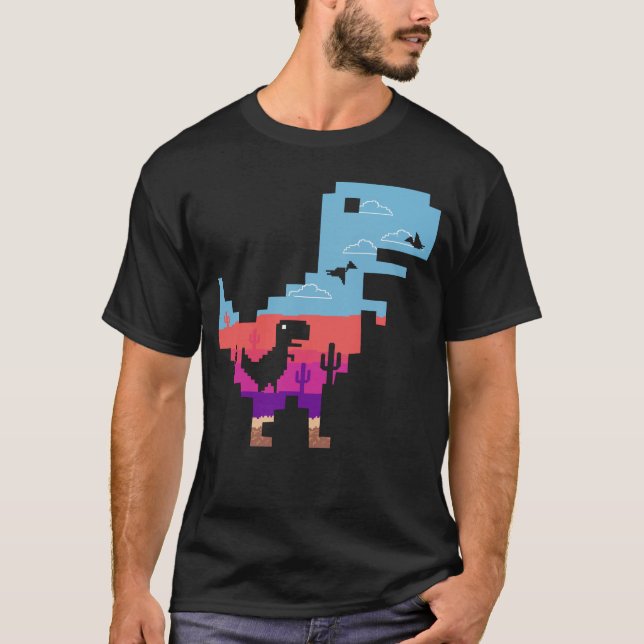 Camiseta El juego del T-rex (Anverso)
