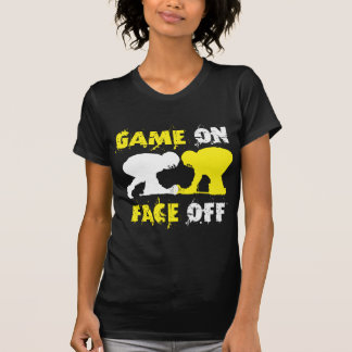 Camiseta El juego encendido, hace frente apagado