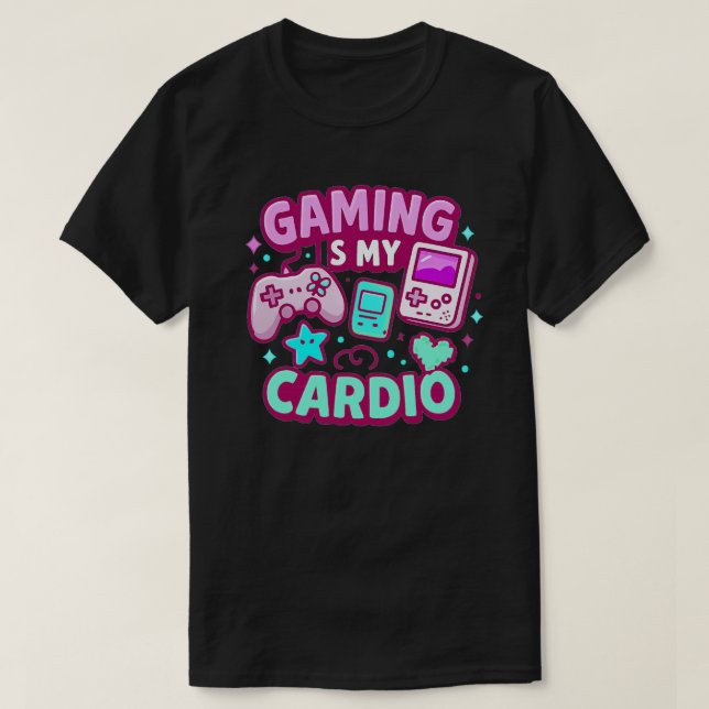 Camiseta El juego es mi cardio (Diseño del anverso)