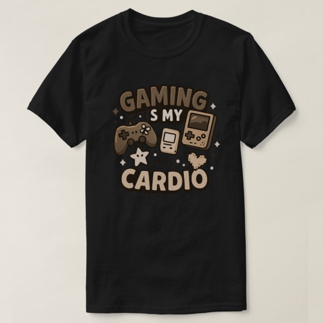 Camiseta El juego es mi cardio (Diseño del anverso)