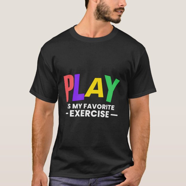 Camiseta El juego es mi ejercicio favorito de salud mental (Anverso)