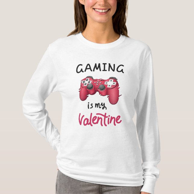 Camiseta El juego es mi San Valentín (Anverso)