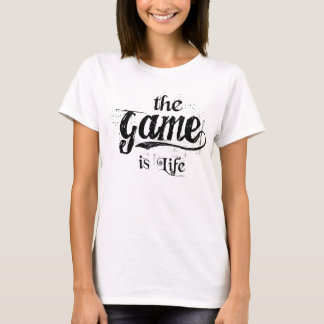 Camiseta el juego es mujeres de la vida (blanca) -