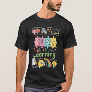 Camiseta El juego está aprendiendo educación infantil