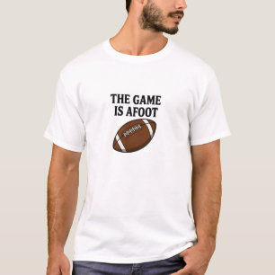Camiseta El juego está en marcha en blanco