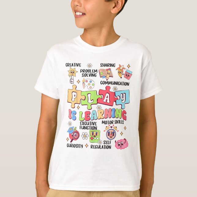 Camiseta El juego está enseñando a los profesores a volver  (Anverso)
