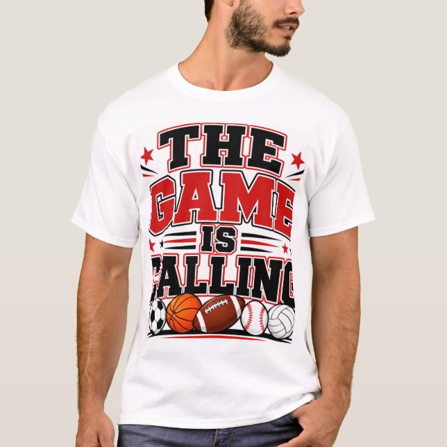 Camiseta El Juego Está Llamando (Anverso)