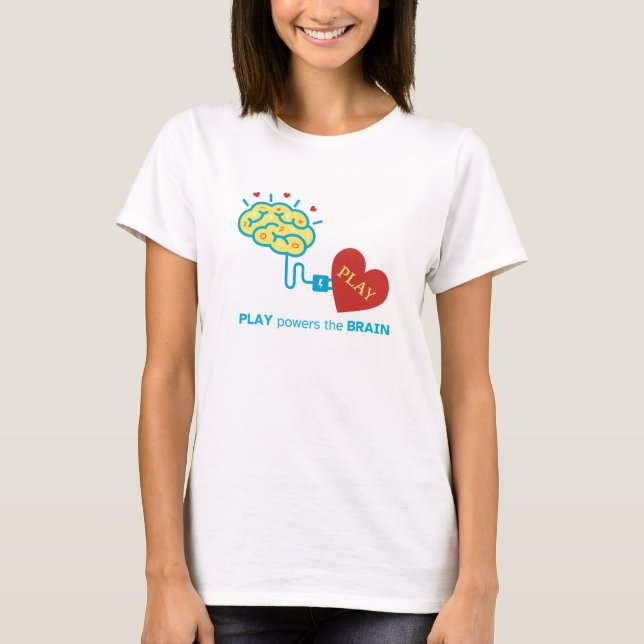 Camiseta El juego impulsa el cerebro (Anverso)