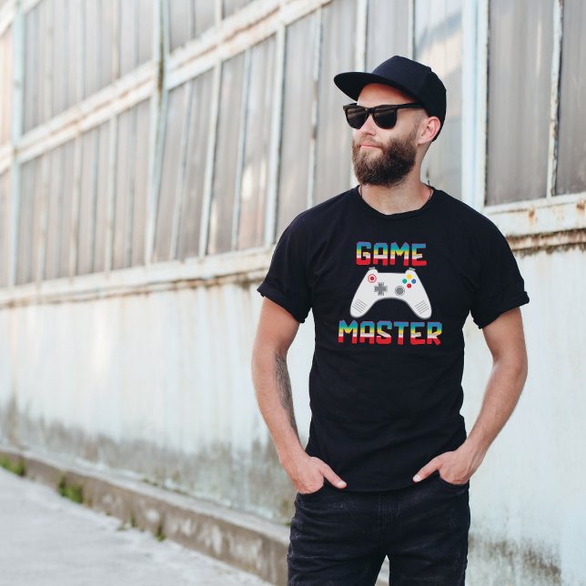 Camiseta El juego maestro de juego papá el día de los hombr (Subido por el creador)